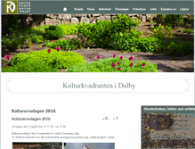 Tablet Screenshot of kulturkvadrantenidalby.se